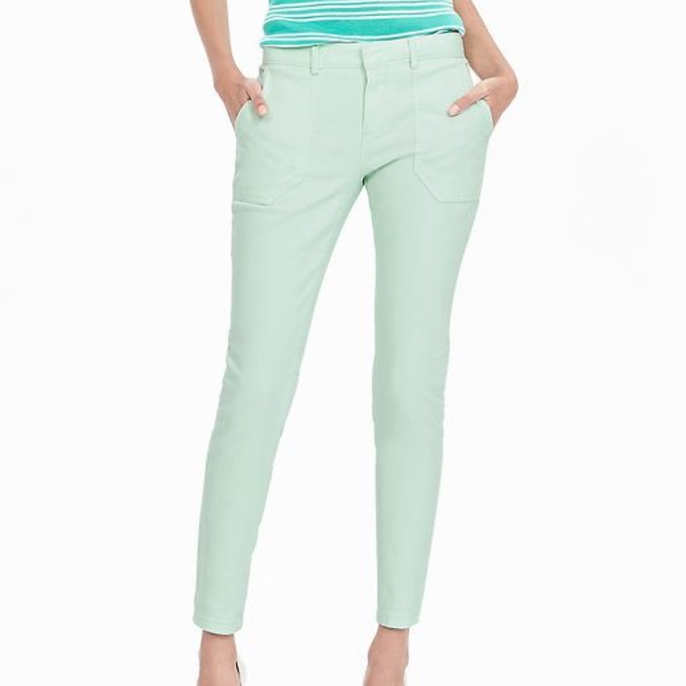 BANANA REPUBLIC Sloan Utility Ankle PANTS 14 LONG